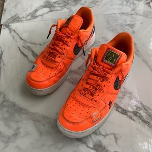 Neon Orange Limited Addition Nike Air Force 1s